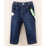 Little Kangaroos Full Length Washed Denim Jeans - Blue