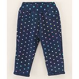 Little Kangaroos Full Length Leggings Polka Dot - Blue