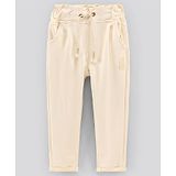 Little Kangaroos Full Length Lounge Pant Patch Work - Off White