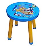 Muren Round Shape Plastic Stool Multipurpose Light-Weight & portable-Blue