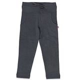 Nino Bambino 100% Cotton Solid Track Pant - Grey