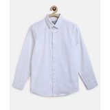 Tales & Stories Full Sleeves Solid Shirt - White