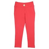 Tiny Girl Knitted  Solid Jegging - Pink