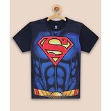 Kidsville Half Sleeves Superman Printed T Shirt - Blue