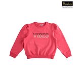 iDO Italy Cotton Full Sleeves Sweatshirt Vibes Printed - Pink