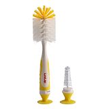 Luv Lap LuvLap 2 in 1 Bristle Bottle & Nipple Cleaning Brush - Yellow