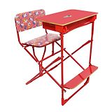 Lattice Folding Multipurpose Study Desk with Sliding Drawer (Color May Vary)