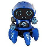 Toyshine Pioneer Colorful Lights and Music Dancing Robot Toys - Blue