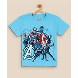 Kidsville Half Sleeves Avengers Printed T Shirt - Blue