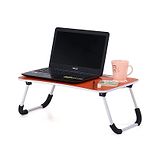 Muren Foldable Space Saving Study Multipurpose Table - Orange