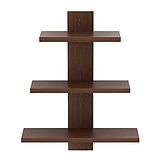 USHA SHRIRAM Tree Shape Wall Mounted Shelf - Brown