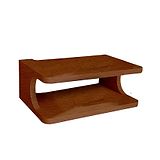 USHA SHRIRAM Wall Mount Set Top Box Stand - Walnut