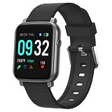 French Connection F1 B Touch Screen Unisex Metal Case Smartwatch With Heart Rate & Blood Pressure Monitoring Upto 14 Days Active Battery Life and Metal Strap - Black