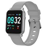 French Connection F1 C Touch Screen Unisex Metal Case Smartwatch With Heart Rate & Blood Pressure Monitoring Upto 14 Days Active Battery Life and Metal Strap - Grey