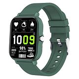 Fcuk Series 2 Full Touch Smartwatch With 1.69 Inch Large Display Bluetooth Calling Spo2 Metal Body Built-in Games Heart Rate Monitor Multiple Watch Faces and Long Battery Life - Green