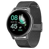 French Connection R3 Touch Screen Unisex Metal Case Smartwatch With Heart Rate & Blood Pressure Monitoring - Black