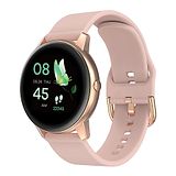 French Connection R3 Touch Screen Unisex Metal Case Smartwatch With Heart Rate & Blood Pressure Monitoring - Pink