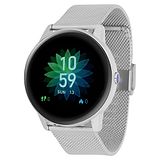 French Connection R3 Touch Screen Unisex Metal Case Smartwatch With Heart Rate & Blood Pressure Monitoring - Silver