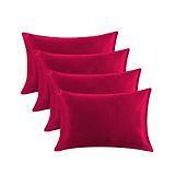 Angel Mommy Superb Bouncing & Jumping Microfiber Pillow Set Of 4 Small - Dark Pink