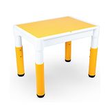 Baybee 2 in 1 Multi Purpose Kids Study Table for Kids with Storage Space Nonslip Base & Detachable Table for Children - Yellow