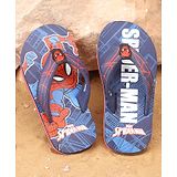 Pine Kids Flip Flops Spiderman Print - Blue