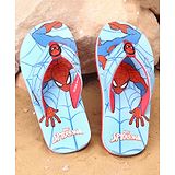 Pine Kids Spiderman Print Flip Flops - Blue