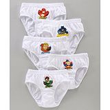 Bodycare Briefs Batman Print Pack of 5 - White