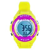 FunBlast Alarm with Digital Dial Wrist Watch - Yellow