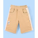 Little Kangaroos Knee Length Shorts Solid Colour - Beige