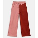 Tales & Stories Regular Fir SOlid Trouser - Maroon