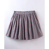 Under Fourteen Only Garden Floral Printed Skirt - Grey