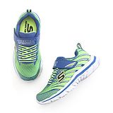 Skechers Nitrate Zulvox Velcro Closure Casual Shoes - Lime & Blue