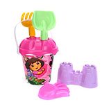 Dora Beach Bucket With Accessories - Purple Pink