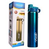 YOUP Thermosteel Insulated Metallic Blue Color Water Bottle XOLO - 800 ml