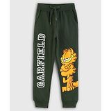 Nap Chief Garfield Featuring Nermal Printed Joggers - Olive Green