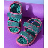 Kidsville Barbie Theme Printed Sandals - Blue Pink