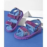 Kidsville Barbie Theme Printed Sandals - Purple