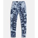 Tales & Stories Random Crumple Tie & Dye Jeggings - Blue