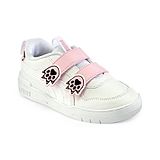 Puma Multiflex Puma Mates V PS Velcro Closure Casual Shoes - White & Pearl Pink