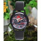 Fantasy World Round Dial Analog Watch - Black