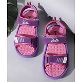 Kidsville Barbie Theme Printed Sandals - Purple