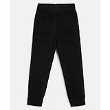 Campana Regular Fit Solid Jogger - Black