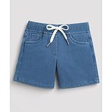 Tiny Girl Regular Plain Shorts - Light Blue