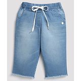 Tiny Girl Washed Denim Jeans -  Light Blue