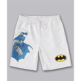 Kidsville Justice League Batman Printed Shorts - Grey