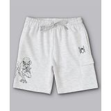 Kidsville Marvel Avengers Spider Man Printed Shorts - Grey