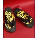 Kidsville Batman Theme Flip Flops - Black