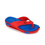 LIBERTY Colour Blocked Flip Flops -Red