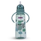 Adore Pro Bling Straw Sipper with Handle & Retractable Head Blue - 270 ml