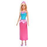 Barbie Dreamtopia Princess Blonde in Colourful Dress - Height 31 cm (Colour and Decorations May Vary)